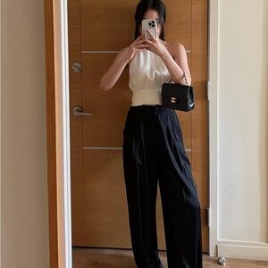 Satin Wide Leg Pants